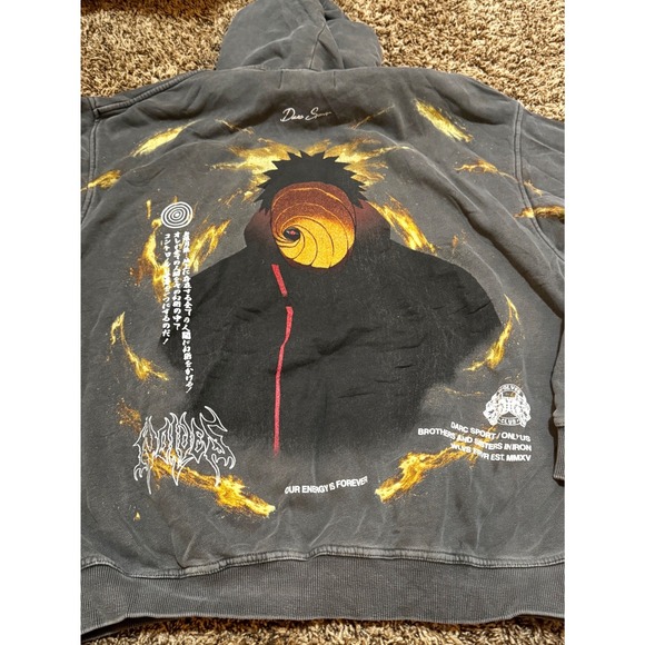 Darc Sport Other - Darc Sport Naruto Shippuden Obito Hoodie Washed Black Limited 107/1000 Large
